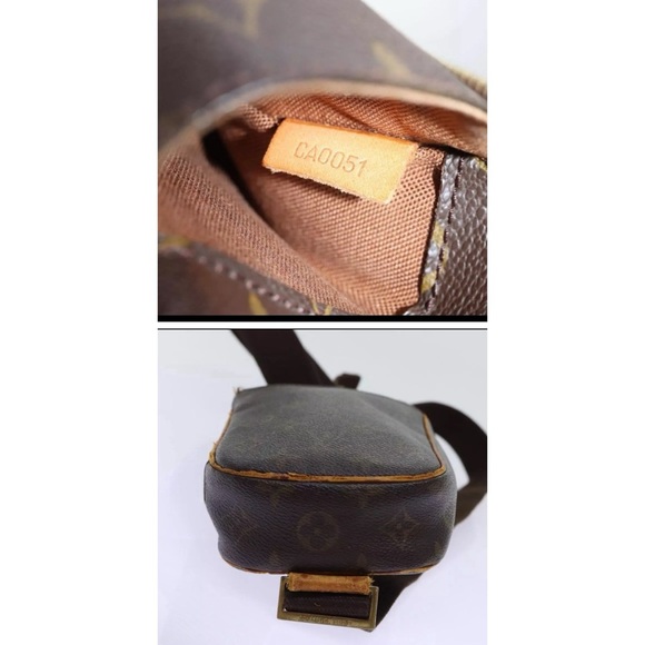 LOUIS VUITTON Monogram Pochette Gange Bum Bag Fanny Pack Waist Belt Body Bag - Picture 12 of 16